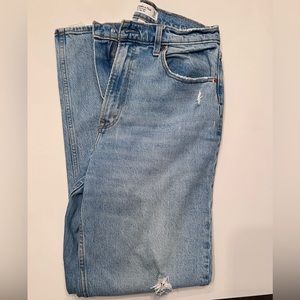 Abercrombie and Fitch curve love 90s straight ultra high rise